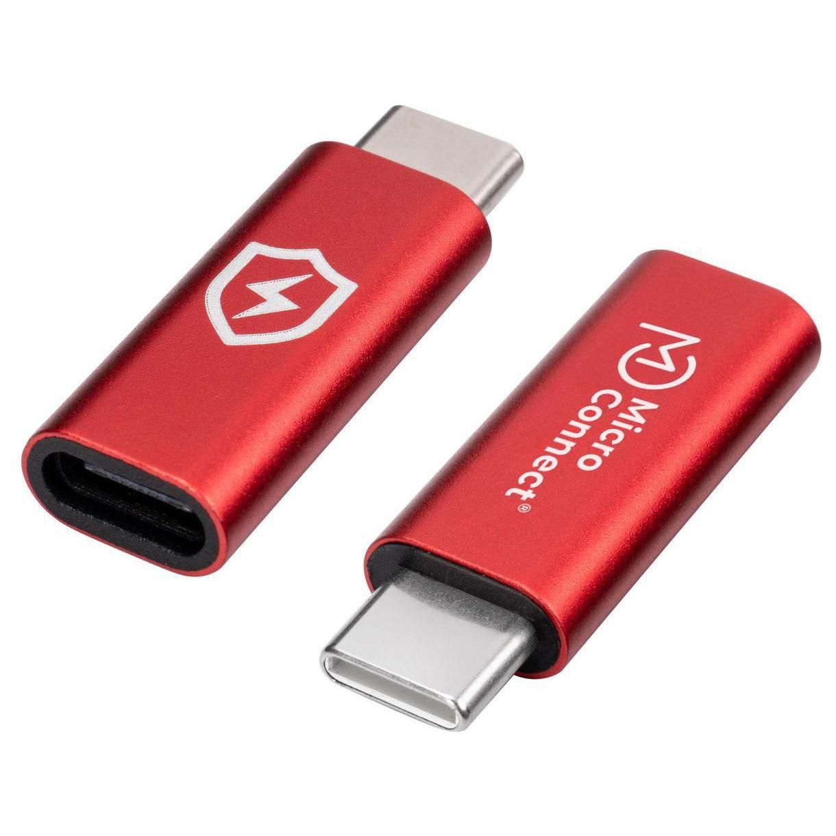 MicroConnect USB-C Adapter Cable, Red