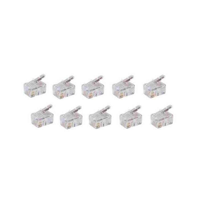 Shiverpeaks Modular Connector Pack (10x RJ10/14, Unshielded)