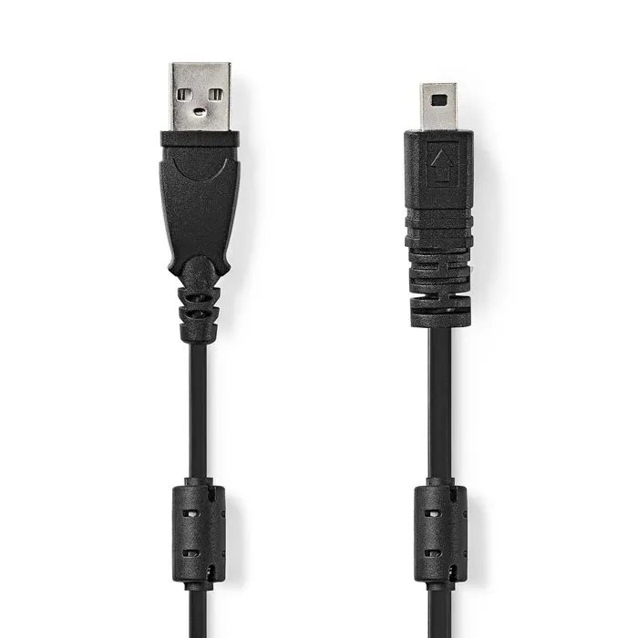 Nedis USB Cable - 2.00m - USB 2.0 - Nickel Plated