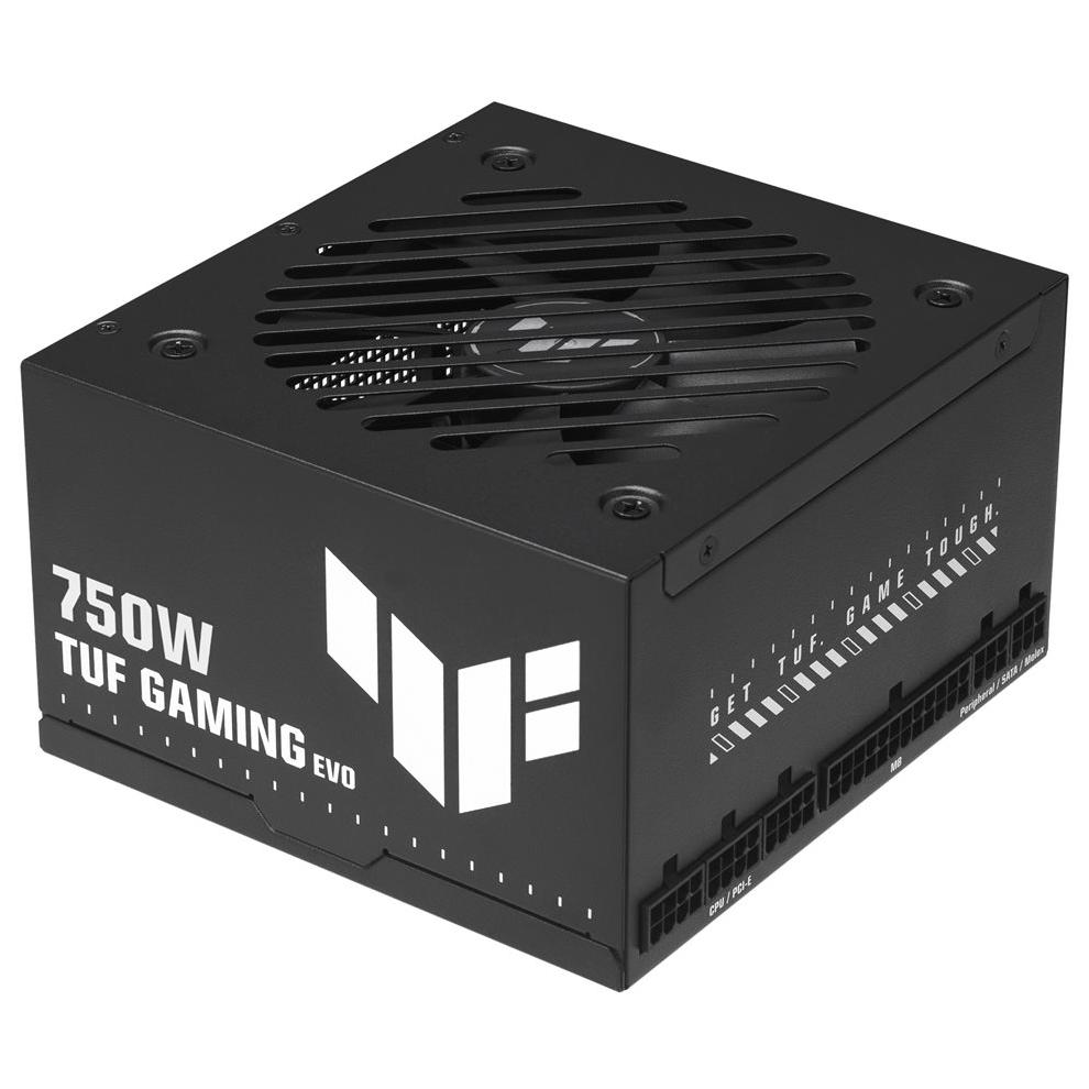 ASUS TUF Gaming EVO 750W Fuente de alimentación - ATX12V/EPS12V - Certificada 80 PLUS Bronce - Silver Cybernetic - Entrada CA Universal - PFC Activo