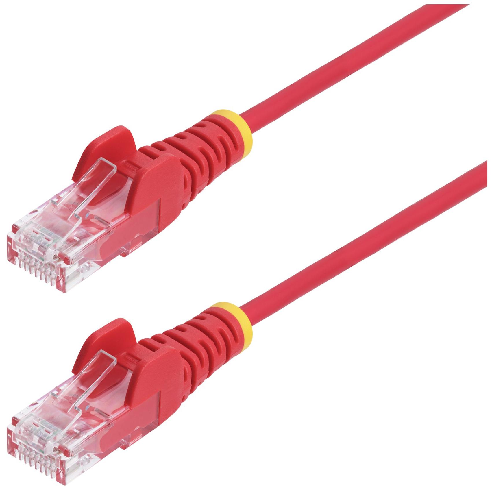 StarTech.com Cat6 Red Network Cable, 0.25m (U/UTP)
