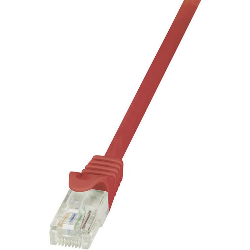 Logilink Cat 6 U/UTP Network Cable, 0.25m, Red (CP1014U)