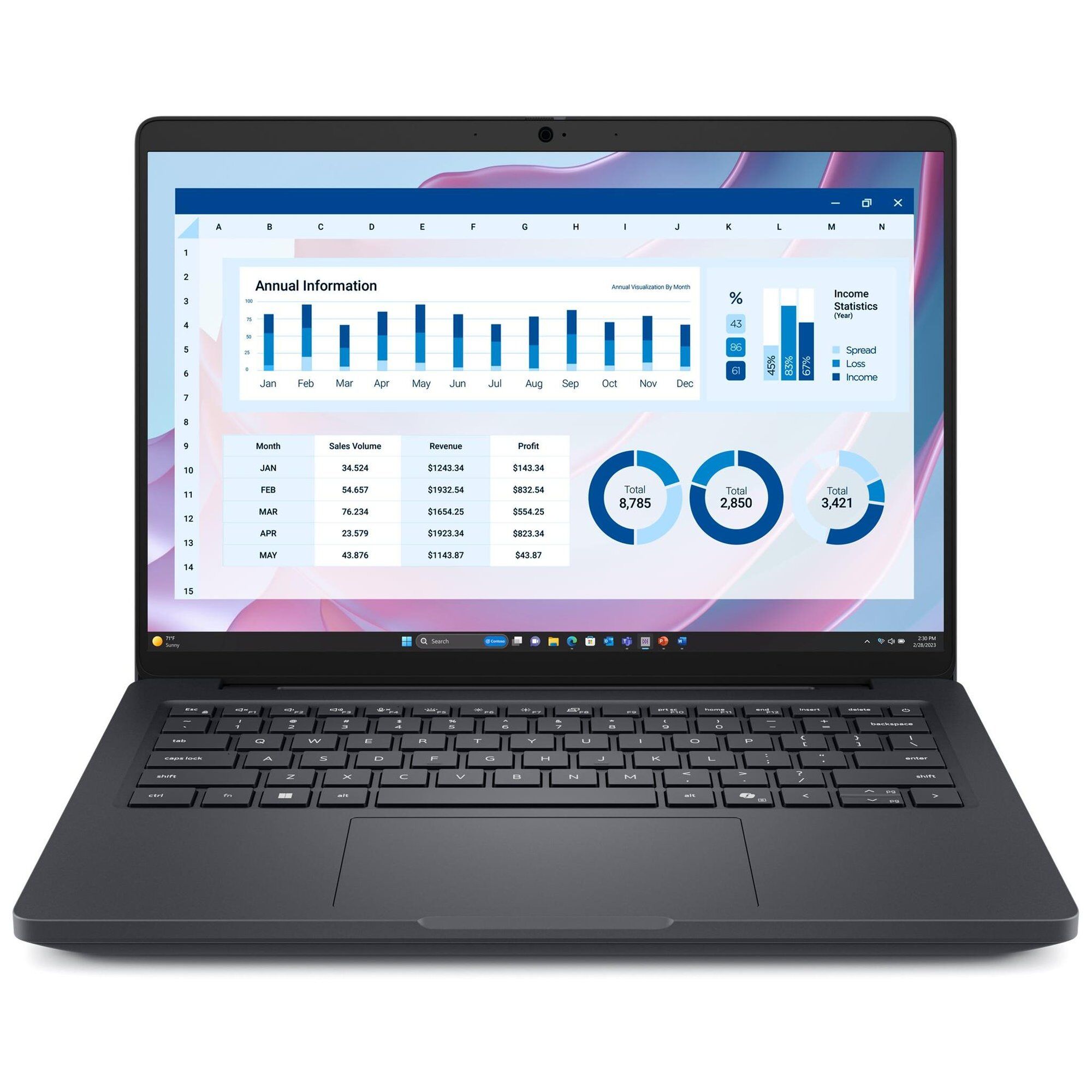 Estación de trabajo móvil Dell Pro Max 14 con procesador AMD Ryzen AI 7 PRO, 32 GB de RAM, 1 TB SSD y pantalla Full HD+