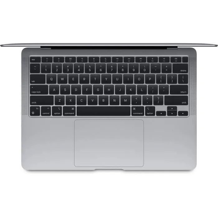 MacBook Air Apple 13 pouces (2020) - Puce Apple M1 - 8 Go de RAM - 256 Go - Gris Stellaire - Réfurbiché - État exceptionnel