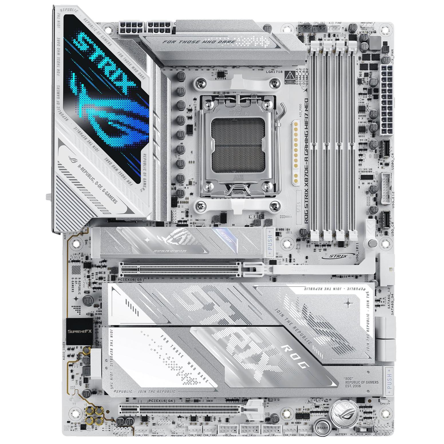 ASUS ROG Strix X870E-A WiFi 7 Neo Gaming Motherboard - ATX, AM5 Socket, DDR5, Wi-Fi 7