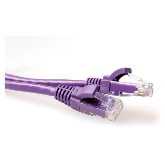ACT IB2351 Cat6a UTP Network Cable, 1.5m, Violet