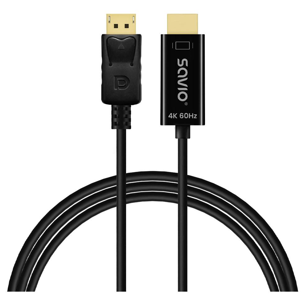 Savio 1.5m Video Cable and Adapter (CL-189)
