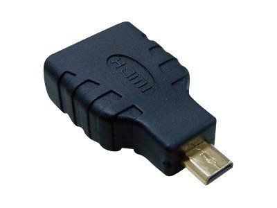 MCL Samar HDMI Adapter - 19-Pin Micro HDMI Type D Male to HDMI Female