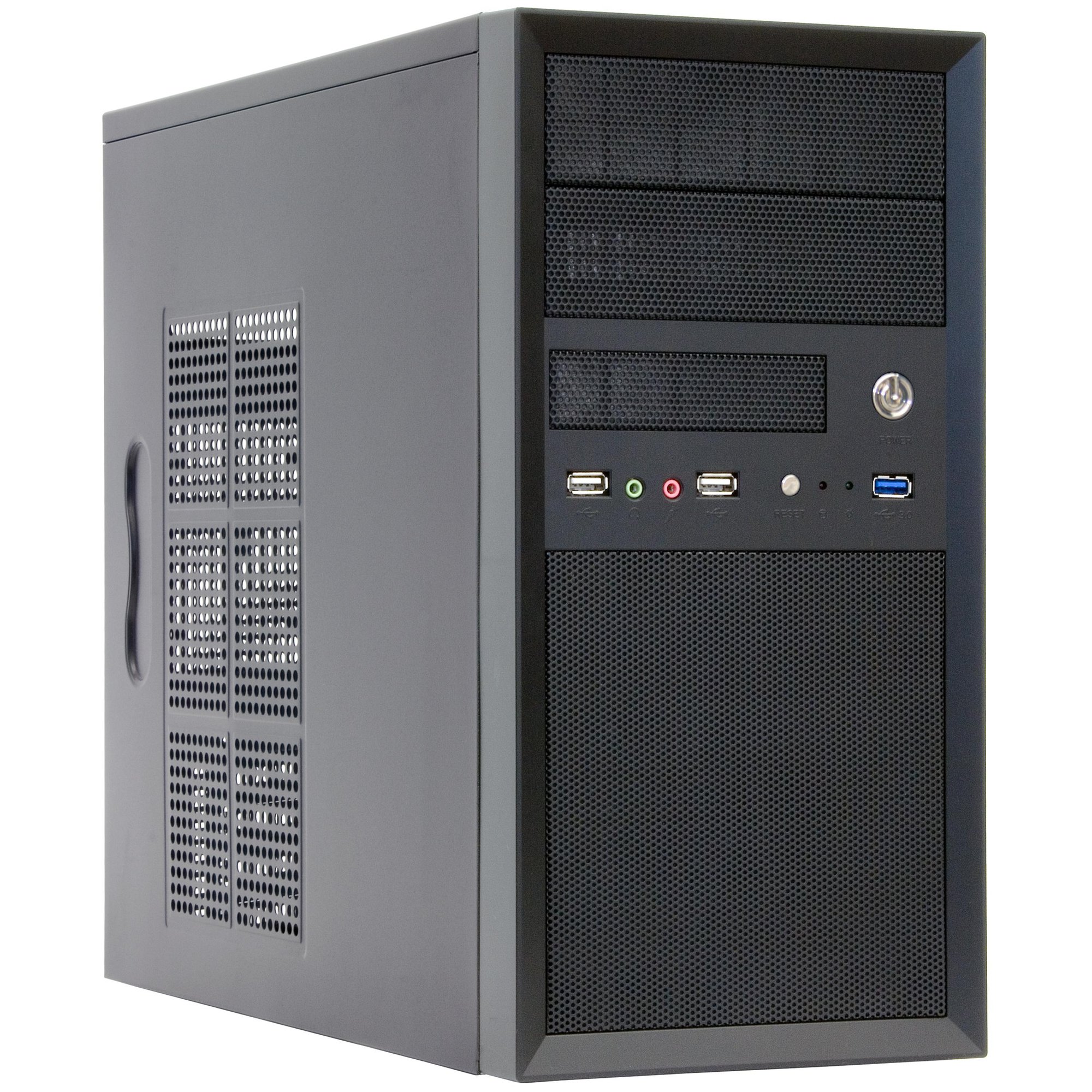 Chieftec CT-01B-OP Mini Tower Case - Black