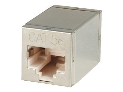 Connecteur réseau Lindy - RJ-45 (F) vers RJ-45 (F) - 1,8 cm - STP - CAT 5e