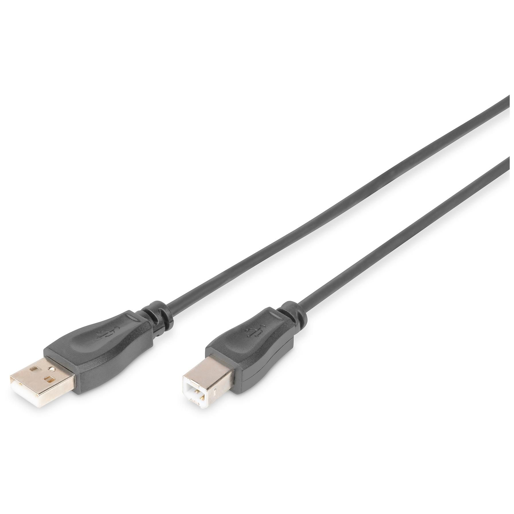 Cable de conexión Digitus USB-A - USB-B, 0,5 m