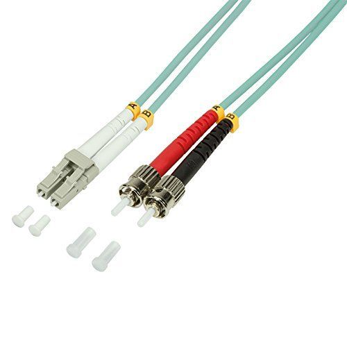 LogiLight 50/125um ST/LC OM3 Fiber Patch Cable, 2m