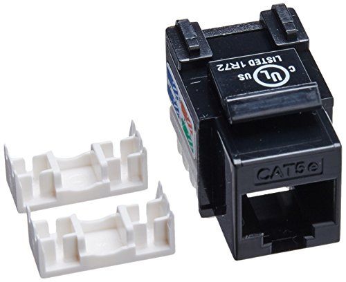 IC Intracom Embase CAT5e Modular Jack, Black