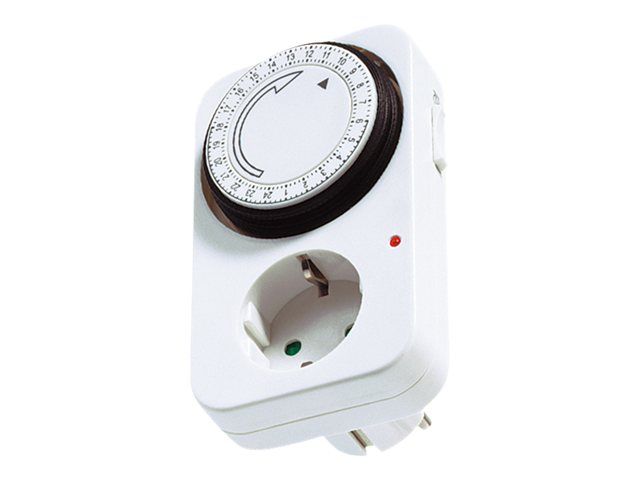 Bachmann Mechanical Timer Switch, 230V AC, White
