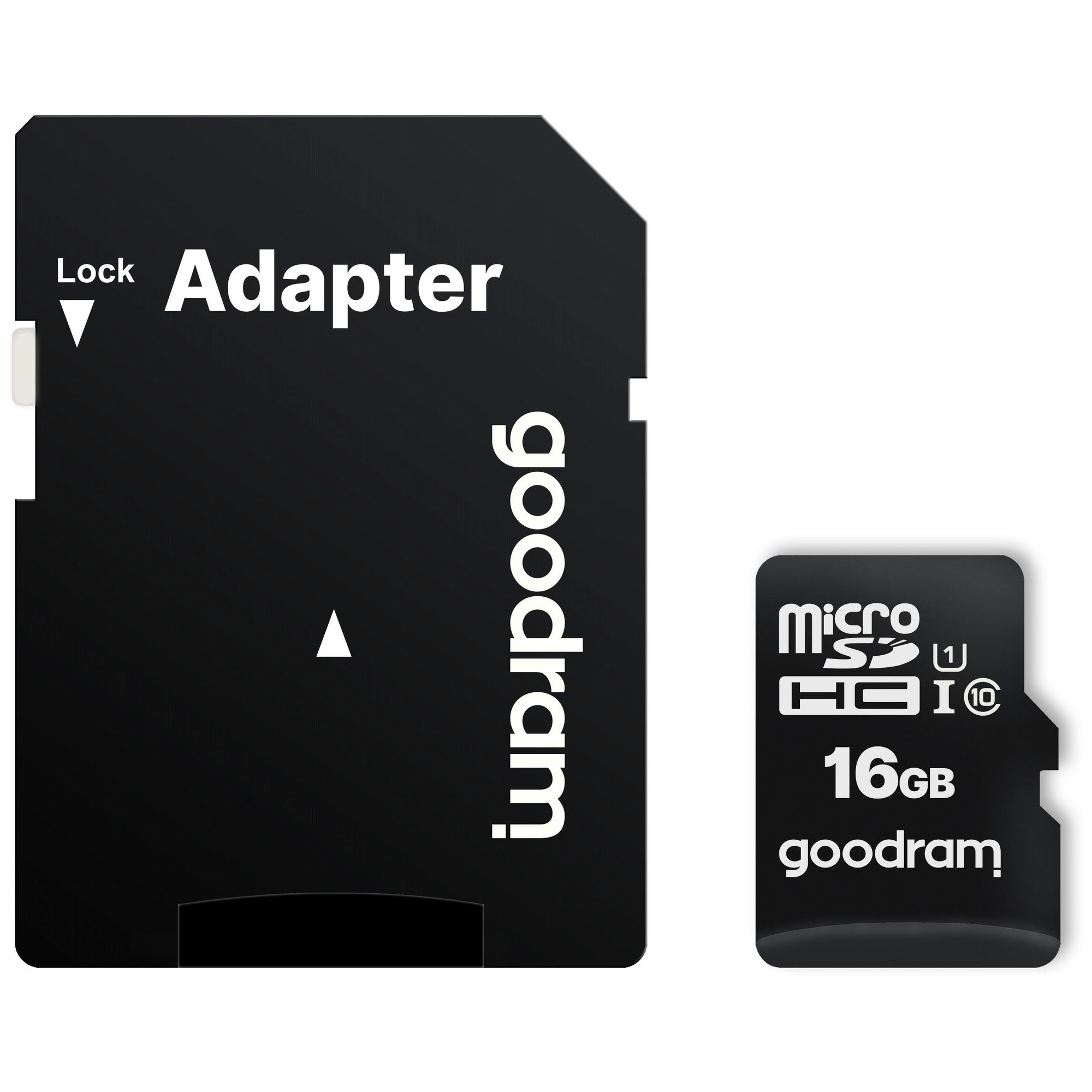 Wilk Elektronik GOODRAM 16GB MicroSDHC Memory Card (UHS Class 1, Incl. Adapter)