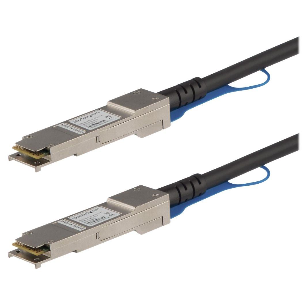 Cable QSFP+ StarTech de conexión directa de 50 cm - Compatible con Juniper EX-QSFP-40GE-DAC50CM