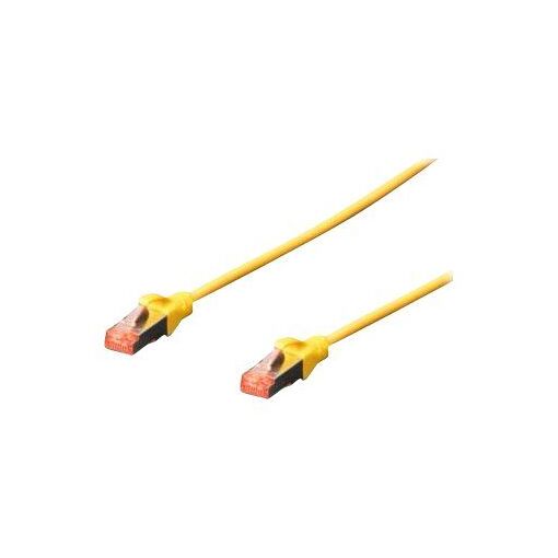 Cable Digitus SFTP CAT 6 - 25 cm, Amarillo (RAL 1018)