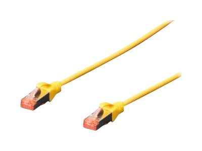 Digitus CAT 6 SFTP Cable - 25cm, Yellow (RAL 1018)