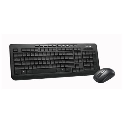 Delux K3100G+M107GX Wireless Keyboard and Mouse Set