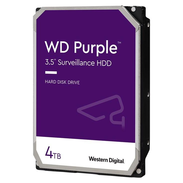 Western Digital Purple 4TB Internal HDD - 3.5" SATA 6Gb/s - 64MB Cache - for My Cloud EX2, EX4