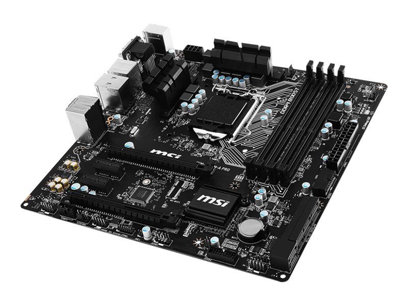 MSI H170M-A PRO Motherboard - Micro ATX - LGA1151 Socket - Intel H170 Chipset - USB 3.1 Gen 1 - Gigabit LAN - Integrated Graphics (CPU Required) - 8-Channel HD Audio