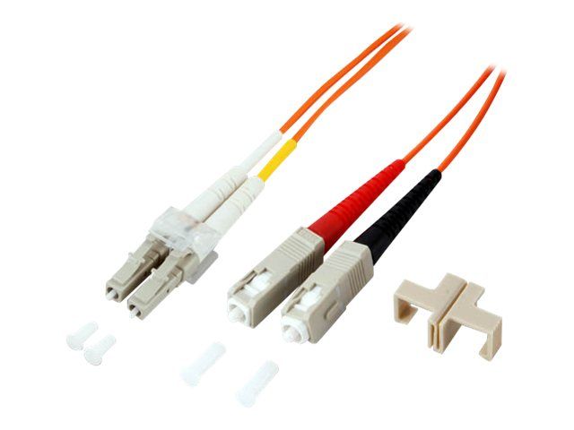 EFB-Elektronik Multi-Mode Fiber Optic Cable - 15m LC to SC - OM4