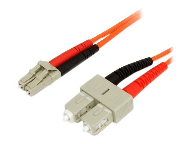 StarTech 62.5/125 Multimode Fiber Optic Cable, 3m LC-SC Duplex