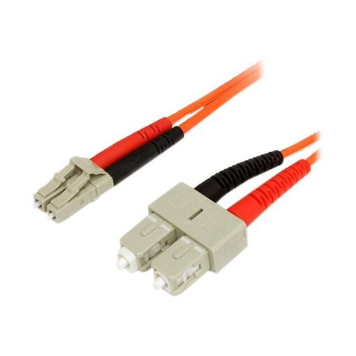 Cable óptico StarTech multimodo de 62.5/125, 3 m LC-SC duplex