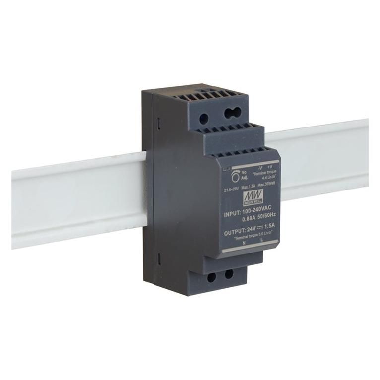 D-Link DIS-H30-24 - DIN Rail Mount Power Supply - 30W - for DIS 100G-5PSW