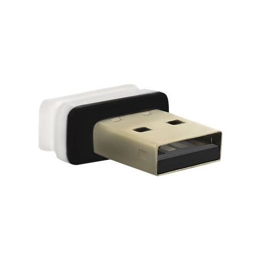 Qoltec Network Adapter - USB 2.0 - 802.11b/g/n - White
