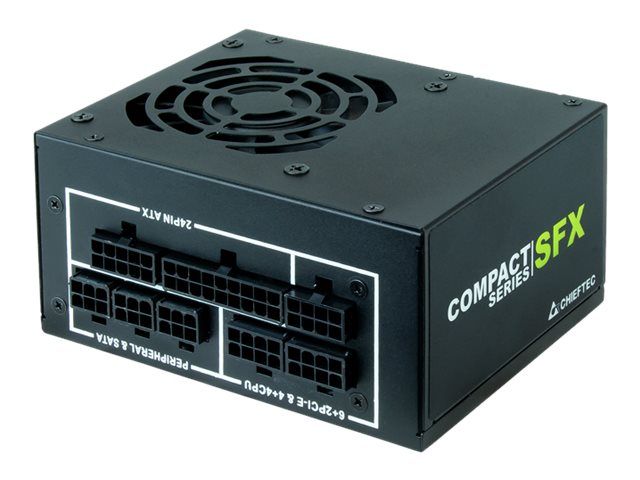 Chieftec Compact Series CSN-450C - Alimentation PC - ATX12V 2.3/ SFX12V - 80 PLUS Gold - CA 100-240 V - 450 watt - PFC active