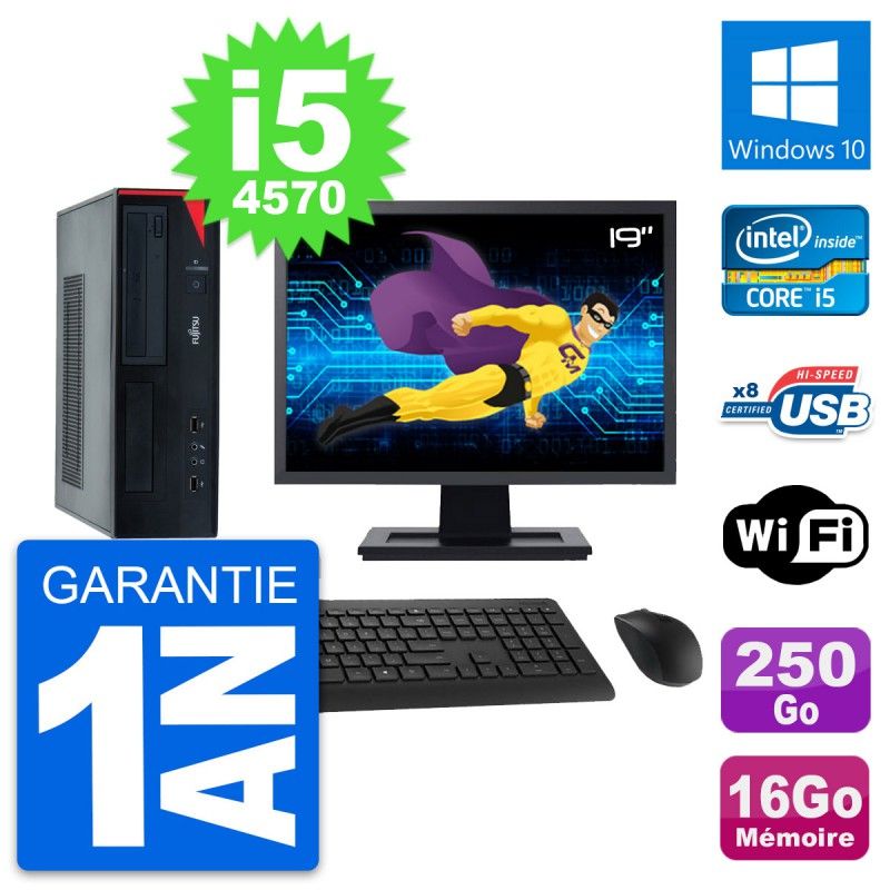 Fujitsu E520 DT 19-Inch Desktop PC