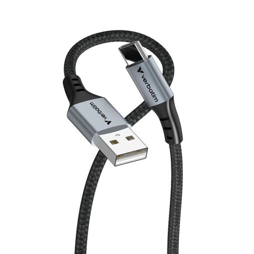 Cable Verbatim USB 2.0, 1,2 m, USB A a USB C, Negro