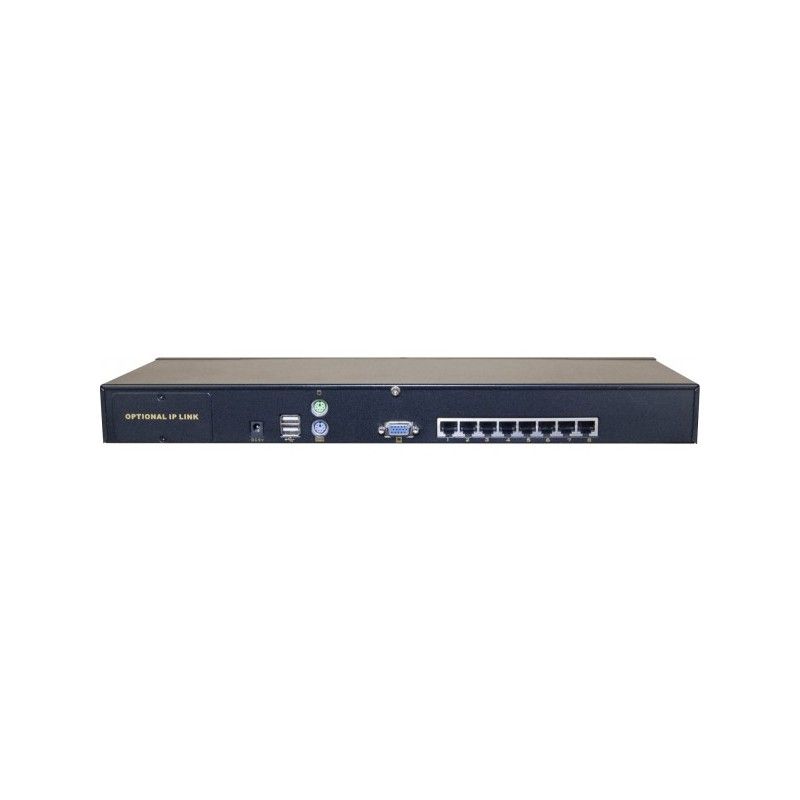 Dexlan 8-Port VGA/USB KVM Switch with 8 RJ45 Modules (Max 60m)