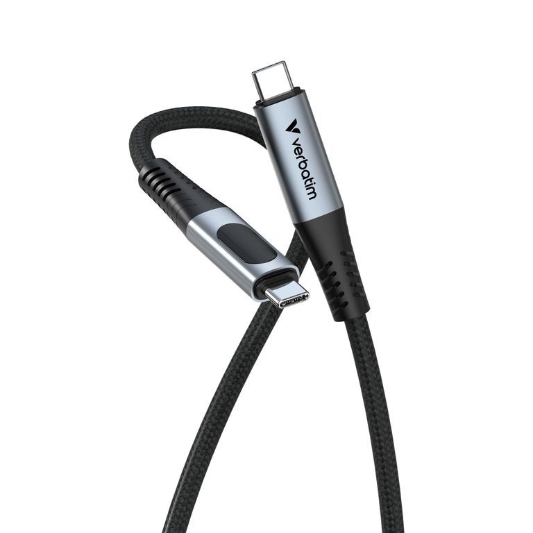 Cable Verbatim USB-C 1,2 m Negro