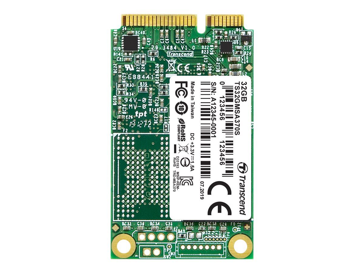 Transcend 370S SSD - 32GB - Internal - mSATA - SATA 6Gb/s