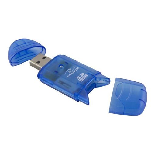 Lector de tarjetas Esperanza Titanum TA101B (MS, MMC, SD, MS Duo, xD, MS PRO Duo, RS-MMC, SDHC) - USB 2.0