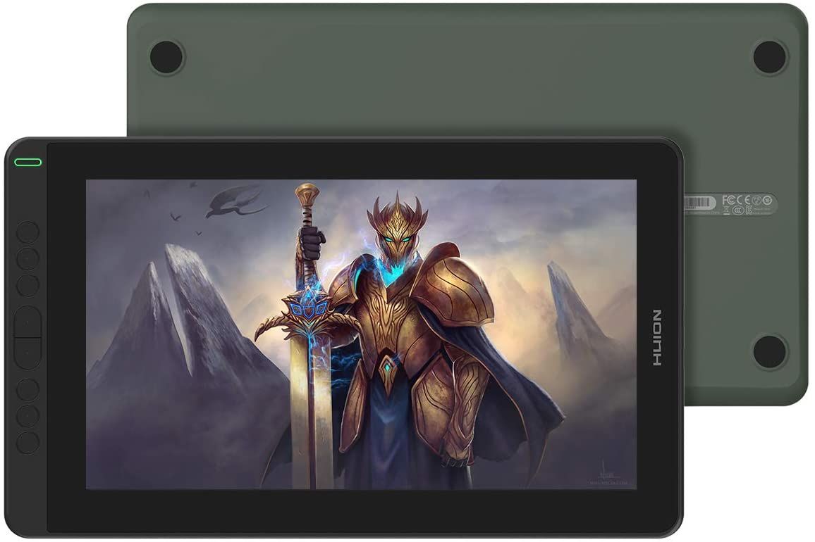 HUION KAMVAS 13 Graphic Tablet with PW517 Stylus, 8192 Pressure, 13.3-inch (Green)