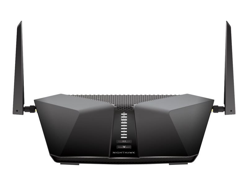 Netgear Nighthawk LAX20 - Wireless Router - 4-Port WWAN Switch - 1GbE - Wi-Fi 6 - Dual Band