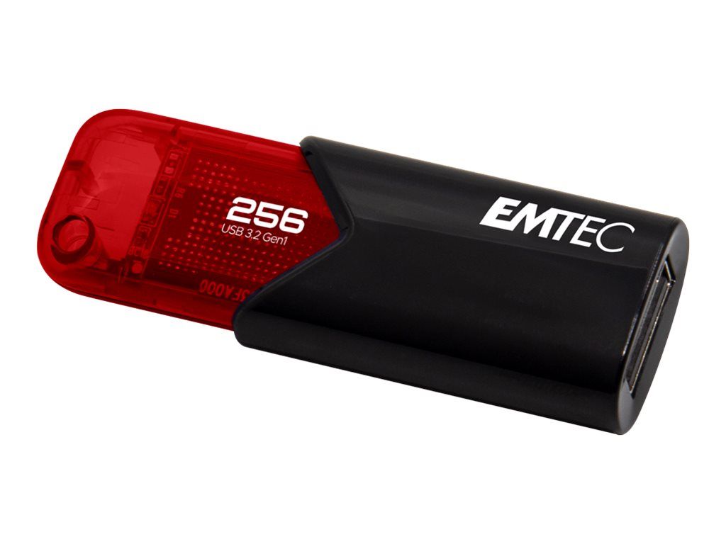Dexxon Click Easy 3.2 USB Flash Drive - 256GB - USB 3.2 Gen 2 - Red