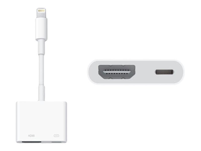 DLH Lightning to HDMI Adapter - 10.5cm, White