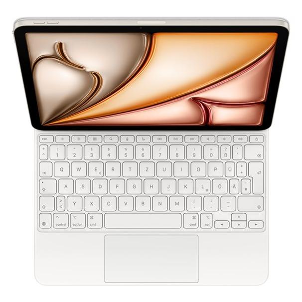 Clavier Magic Apple - Blanc, layout QWERTZ allemand pour iPad Air (4e/5e génération) et M2/M3