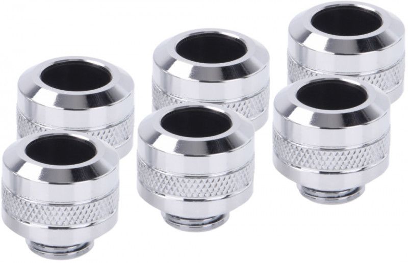 Alphacool Eiszapf Pro 13mm Hardtube Fitting G1/4 - 6er Pack