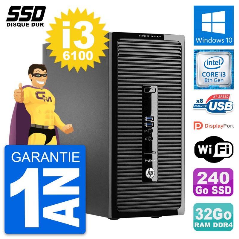 HP ProDesk 400 G3 MT Desktop PC