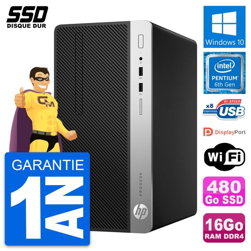 HP ProDesk 400 G4 MT Desktop Computer