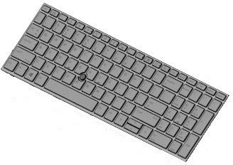 HP Zbook 15/17 G5 French Keyboard