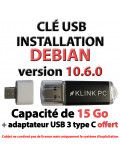 Debian 10.6.0 Installation USB Key (Klink PC)