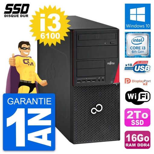 Computadora de escritorio Fujitsu Esprimo P756 MT