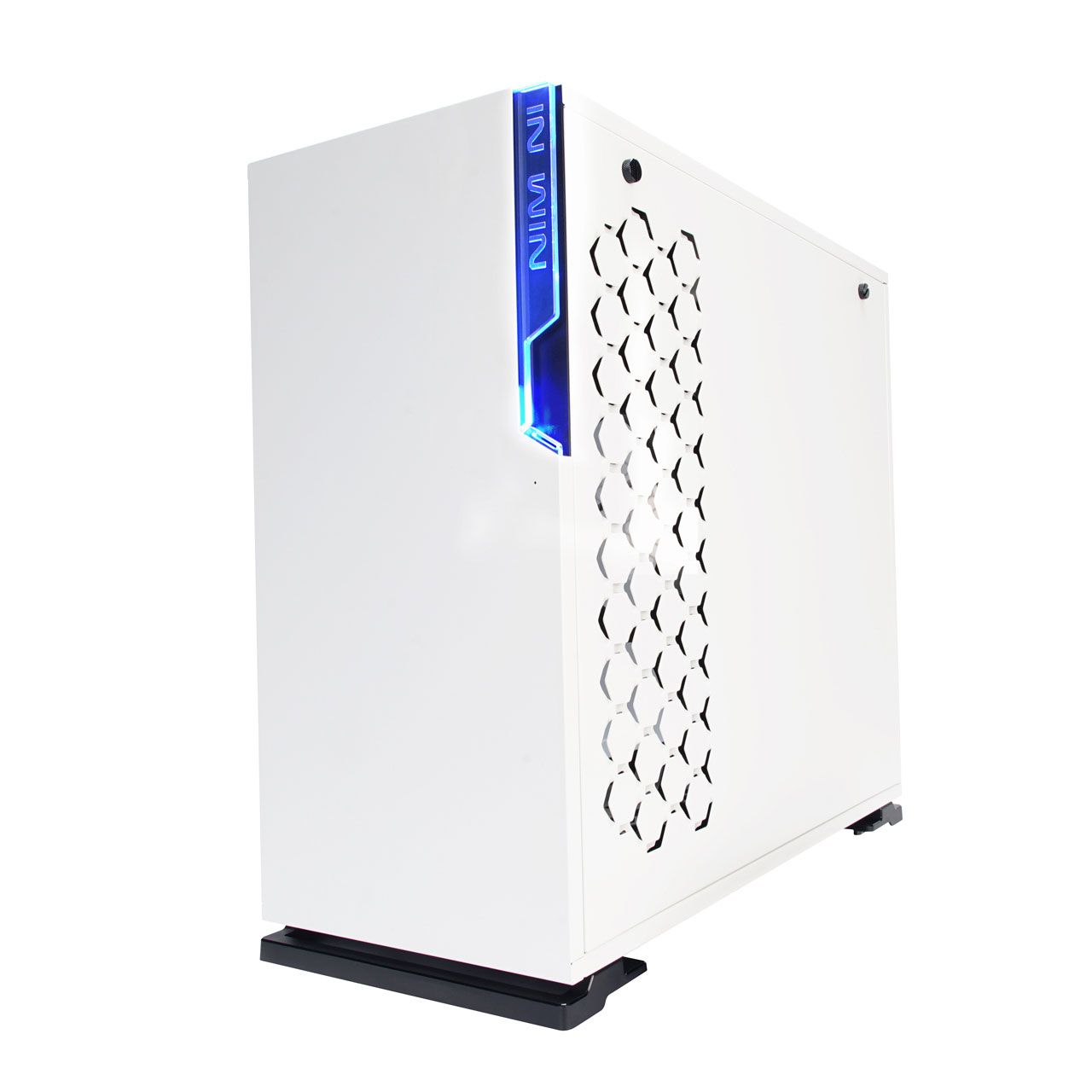 In Win ATX Mid-Tower Case 101 with Glass Panel - White