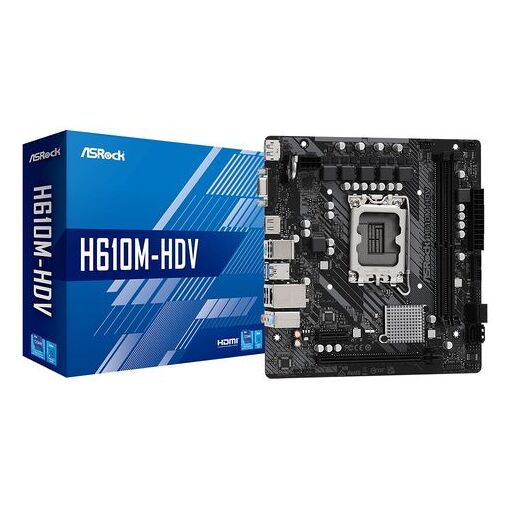 Tarjeta madre ASRock H610M-HDV socket 1700